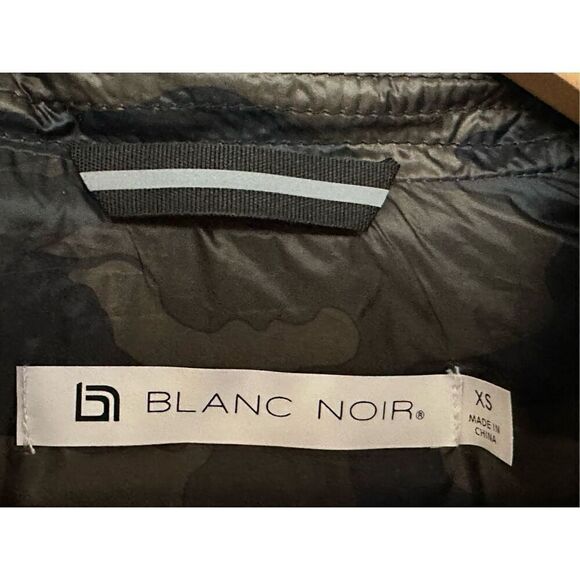 Blanc Noir Women’s Down Motion Panel Camouflage Puffer Jacket Hoodie Size XS - Picture 3 of 7